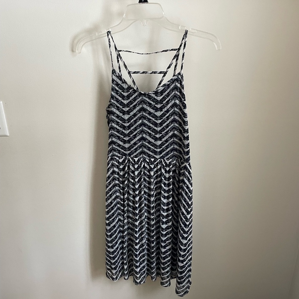 Women’s Black and White Dress